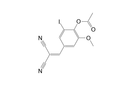 4-(2,2-dicyanovinyl)-2-iodo-6-methoxyphenyl acetate