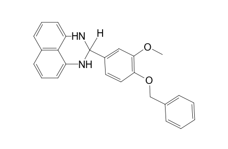 1H-perimidine, 2,3-dihydro-2-[3-methoxy-4-(phenylmethoxy)phenyl]-