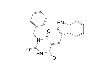 2,4,6(1H,3H,5H)-pyrimidinetrione, 5-(1H-indol-3-ylmethylene)-1-(phenylmethyl)-, (5Z)-