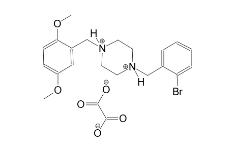 1-(2-bromobenzyl)-4-(2,5-dimethoxybenzyl)piperazinediium oxalate