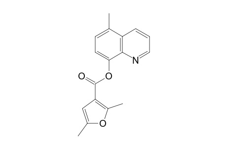3-Furancarboxylic acid, 2,5-dimethyl-, 5-methyl-8-quinolinyl ester