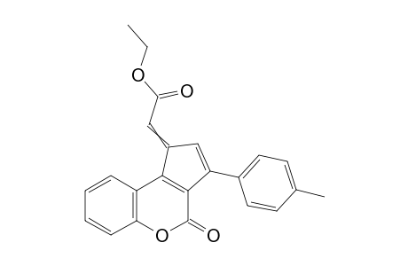 Ethyl 2-[3-(4-methylphenyl)-4-oxocyclopenta[c]chromene-1(4H)-yliden]acetate
