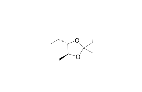 (2R/S,4S*,5S*)-2,4-Diethyl-2,5-dimethyl-1,3-dioxolane