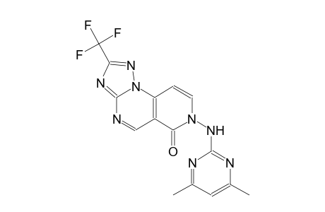 pyrido[3,4-e][1,2,4]triazolo[1,5-a]pyrimidin-6(7H)-one, 7-[(4,6-dimethyl-2-pyrimidinyl)amino]-2-(trifluoromethyl)-