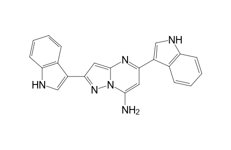 2,5-di(1H-indol-3-yl)pyrazolo[1,5-a]pyrimidin-7-amine