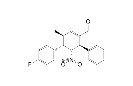 (3S,4S,5R,6R)-4-(4-Fluorphenyl)-3-methyl-5-nitro-6-phenylcyclohex-1-ene-carbaldehyde