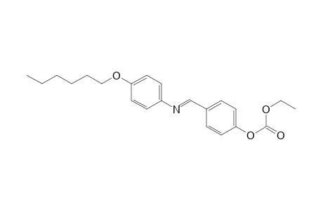 Carbonic acid, ethyl 4-[[4-(hexyloxy)phenyl]imino]methyl]phenyl ester