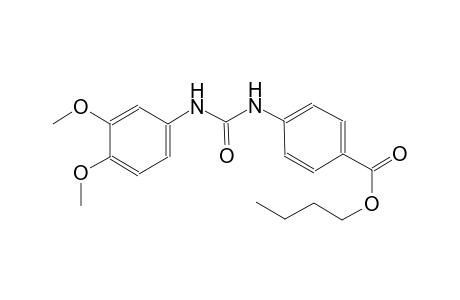 butyl 4-{[(3,4-dimethoxyanilino)carbonyl]amino}benzoate