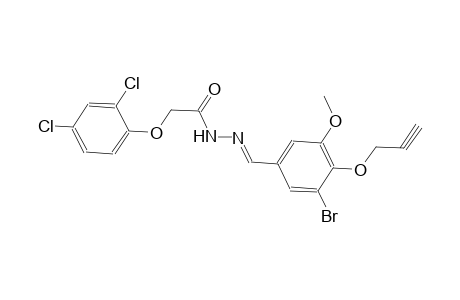 N'-{(E)-[3-bromo-5-methoxy-4-(2-propynyloxy)phenyl]methylidene}-2-(2,4-dichlorophenoxy)acetohydrazide