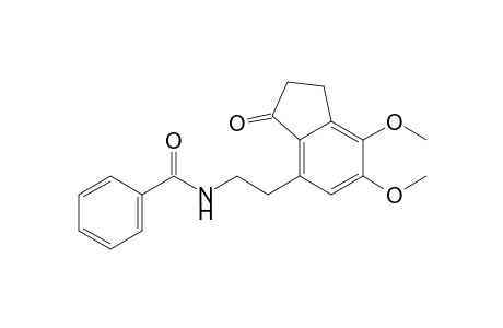 N-[2-(6,7-dimethoxy-3-oxo-4-indanl)ethyl]benzamide