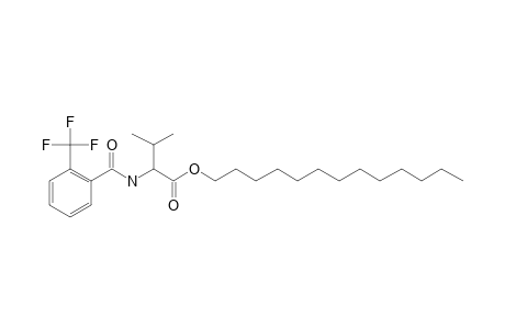 L-Valine, N-(2-trifluoromethylbenzoyl)-, tridecyl ester