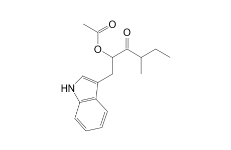 3-[2'-Acetoxy-3'-oxo-4'-methylhexyl]-indole