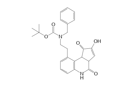 t-Butyl N-{[2-Hydroxy-1,4-dioxo-1,3a,4,5-tetrahydro-9bH-cyclopenta[c]quinolin-9-yl]ethyl}-N-benzylcarbamate