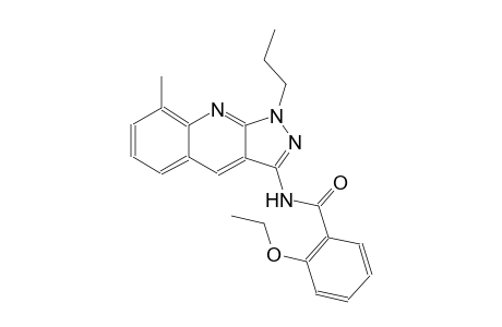 2-ethoxy-N-(8-methyl-1-propyl-1H-pyrazolo[3,4-b]quinolin-3-yl)benzamide