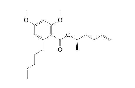 (R)-5-Hexen-2-yl 2,4-Dimethoxy-6-(4-pentenyl)benzoate