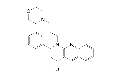 1-(3-Morpholinopropyl)-2-phenylbenzo[b][1,8]naphthyridin-4(1H)-one