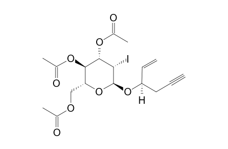 .alpha.-[4'(R)-Hex-5'-en-1'-yn-4'-yl]-3,4,6-tri-O-acetyl-2-deoxy-2-iodo-D-mannopyranoside