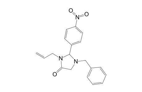 3-Allyl-1-benzyl-2-(4-nitrophenyl)imidazolidin-4-one