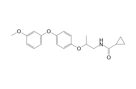 Cyclopropanecarboxamide, N-[2-[4-(3-methoxyphenoxy)phenoxy]propyl]-