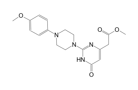 4-pyrimidineacetic acid, 1,6-dihydro-2-[4-(4-methoxyphenyl)-1-piperazinyl]-6-oxo-, methyl ester