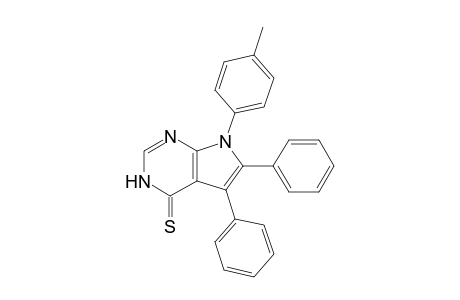 7-(4-Methylphenyl)-5,6-diphenyl-7H-pyrrolo[2,3-d]pyrimidin-4(3H)-thione