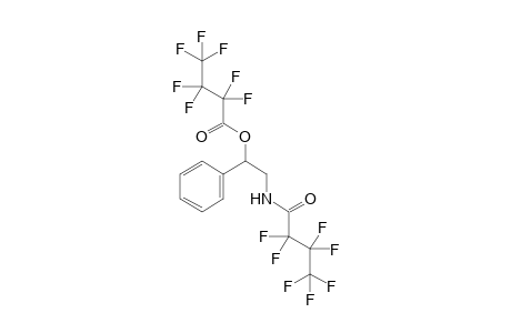 2-Amino-1-phenylethanol, N,O-bis(heptafluorobutyryl)-