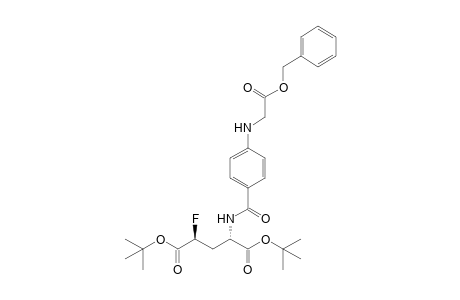 N-[4-[[[(Benzyloxy)carbonyl]methyl]amino]benzoyl]-(.alpha.S,.gamma.S)-.gamma.-fluoroglutamic acid .alpha.,.gamma.-Di-tert-butyl Ester