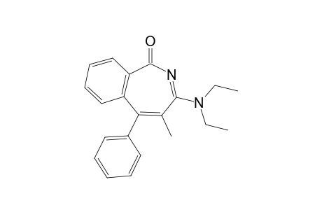 3-(N,N-Diethylamino)-5-phenyl-4-methyl-2-benzazepine-1-one
