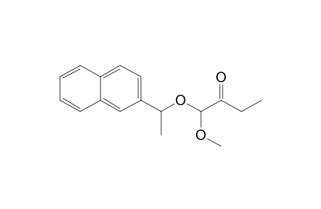 1-Methoxy-1-(1-naphth-2-ylethoxy)butan-2-one