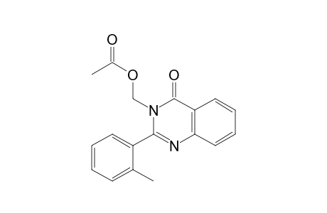 3-(acetoxymethyl)-2-(o-tolyl)-4-oxoquinazoline