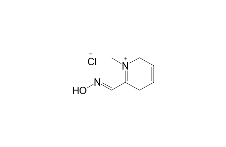 3,6-DIHYDRO-2-FORMYL-1-METHYLPYRIDINIUM CHLORIDE, OXIME