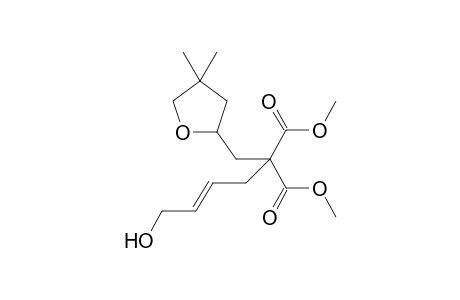 (E)-Dimethyl2-((4,4-dimethyltetrahydrofuran-2-yl)methyl)-2-(4-hydroxybut-2-enyl)malonate