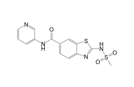 6-benzothiazolecarboxamide, 2-[(methylsulfonyl)amino]-N-(3-pyridinyl)-