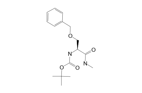 N-[(1S)-1-(benzyloxymethyl)-2-keto-2-methylamino-ethyl]carbamic acid tert-butyl ester