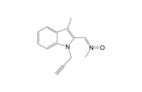N-[3-methyl-1-(prop-2'-ynyl)indol-2-ylmethylene]methylamine N-oxide