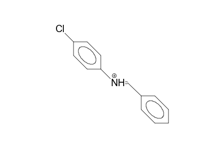 N-(4-Chloro-phenyl)-benzyliden-iminium cation