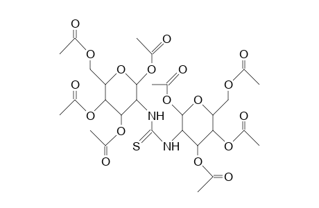 N,N'-Bis(1,3,4,6-tetra-O-acetyl-2-deoxy-A-D-glucopyranosan-2-yl)-thiourea