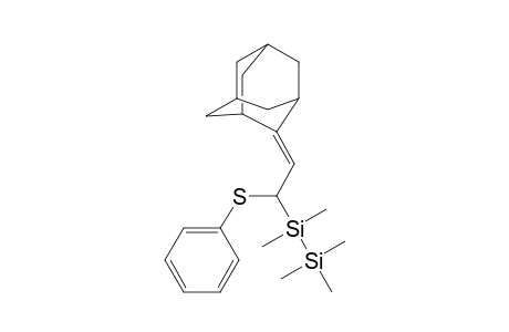 Adamantane, 2-[2-(pentamethyldisilanyl)-2-(phenylthio)ethylidene]-