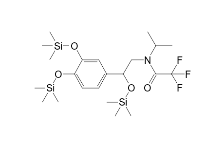 Isoprenaline, N-TFA, O,O',O'-tris-TMS