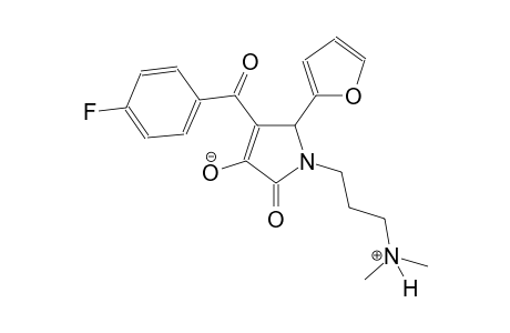 1-(3-(dimethylammonio)propyl)-4-(4-fluorobenzoyl)-5-(furan-2-yl)-2-oxo-2,5-dihydro-1H-pyrrol-3-olate