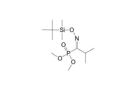 (Z)-DIMETHYL-(1-TERT.-BUTYLDIMETHYLSILYLOXYIMINOISOBUTYL)-PHOSPHONATE