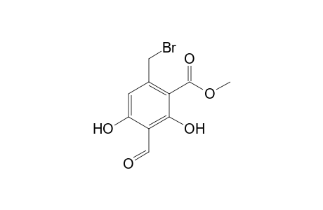 methyl 6-bromomethyl-3-formyl-2,4-dihydroxybenzoate