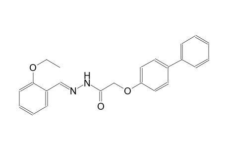 2-([1,1'-biphenyl]-4-yloxy)-N'-[(E)-(2-ethoxyphenyl)methylidene]acetohydrazide