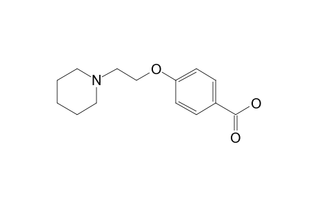 4-[2-(1-Piperidinyl)ethoxy]benzoic acid