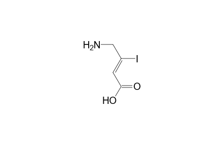 2-Butenoic acid, 4-amino-3-iodo-, (Z)-