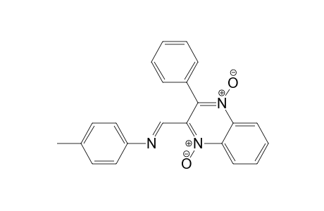 Benzenamine, 4-methyl-N-[(3-phenyl-2-quinoxalinyl)methylene]-, N,N'-dioxide