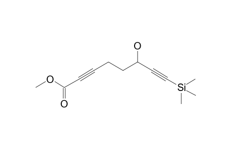 6-hydroxy-8-trimethylsilyl-octa-2,7-diynoic acid methyl ester