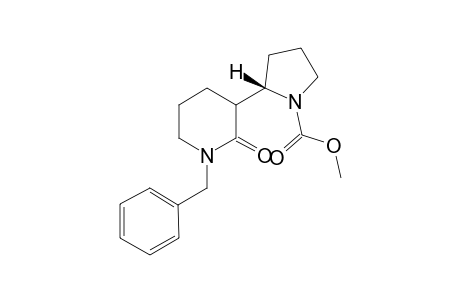 Methyl {2-(1'-benzyl-2'-oxopiperidin-3'-yl)pyrrolidine-1-carboxylate