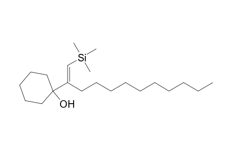 (E)-1-(1-Decyl-2-(trimethylsilyl)ethenyl)cyclohexanol