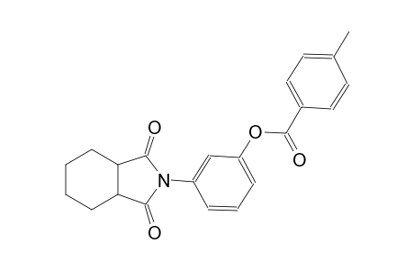 benzoic acid, 4-methyl-, 3-(octahydro-1,3-dioxo-2H-isoindol-2-yl)phenyl ester